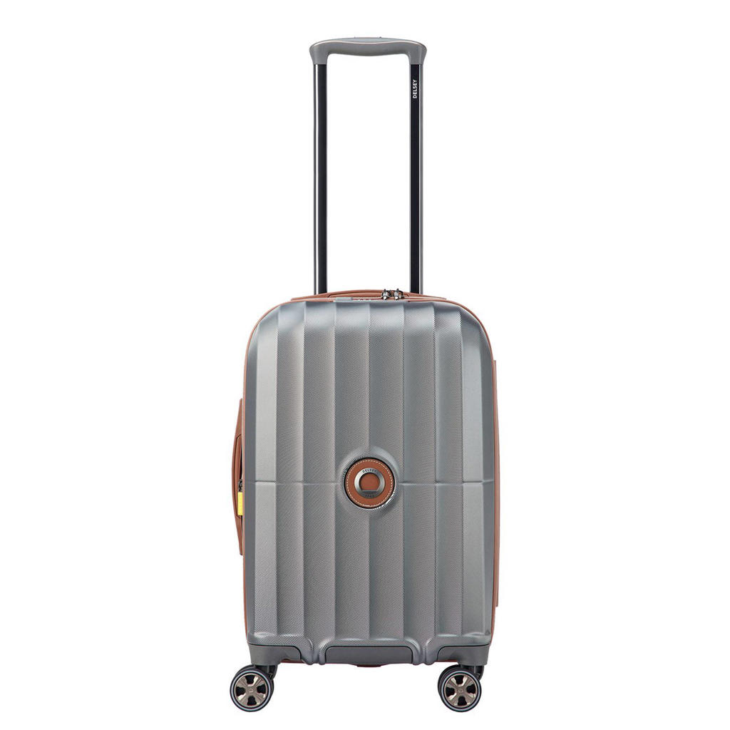 Delsey trolley Carrousel 2 55 cm Expandable zilverkleurig