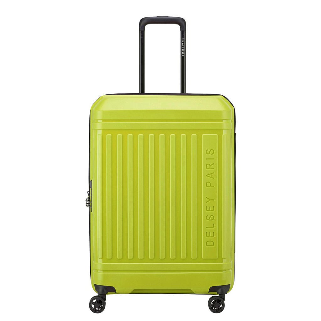 Delsey trolley Lutece SE 68 cm. Expandable limegroen