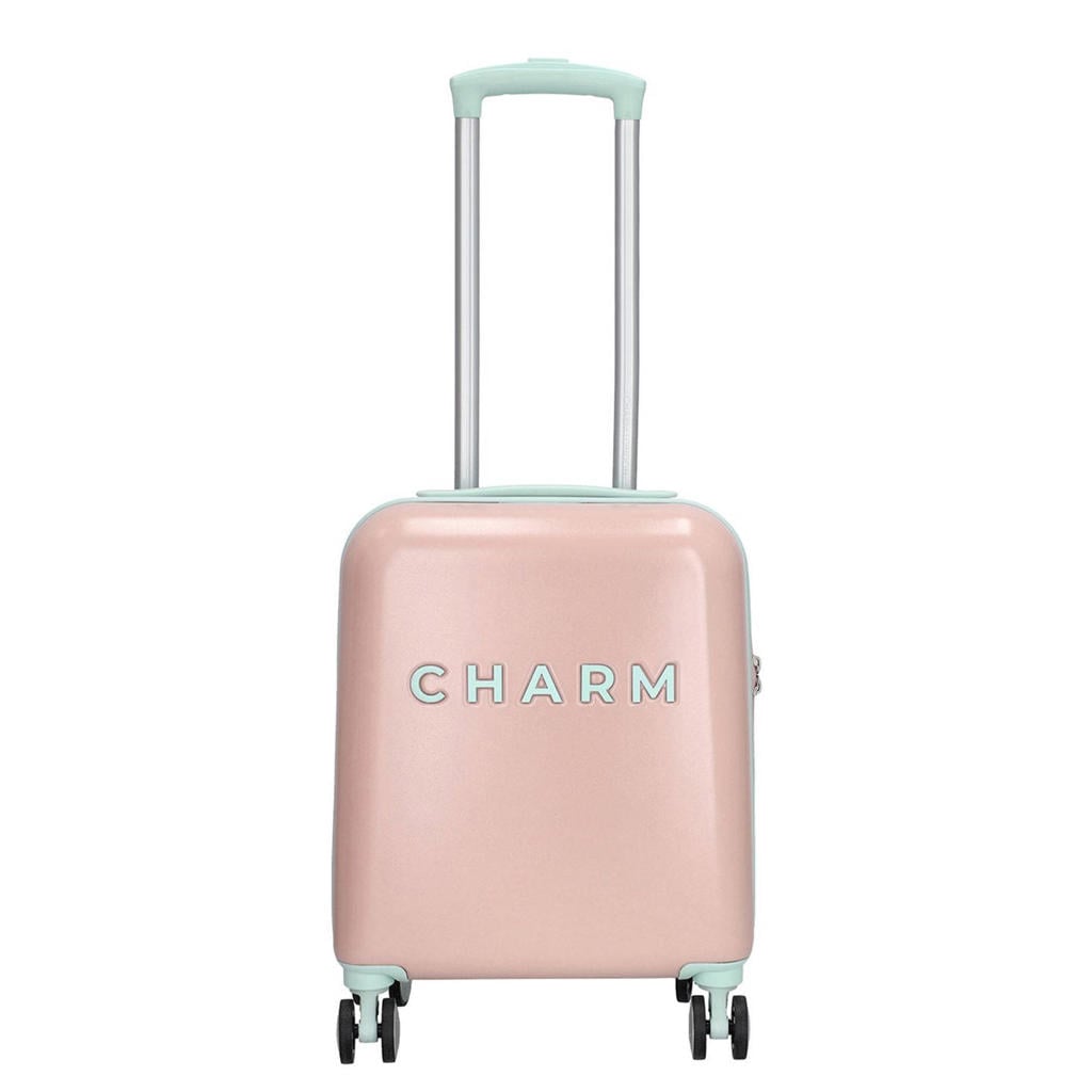 Charm koffer 45 cm - roze