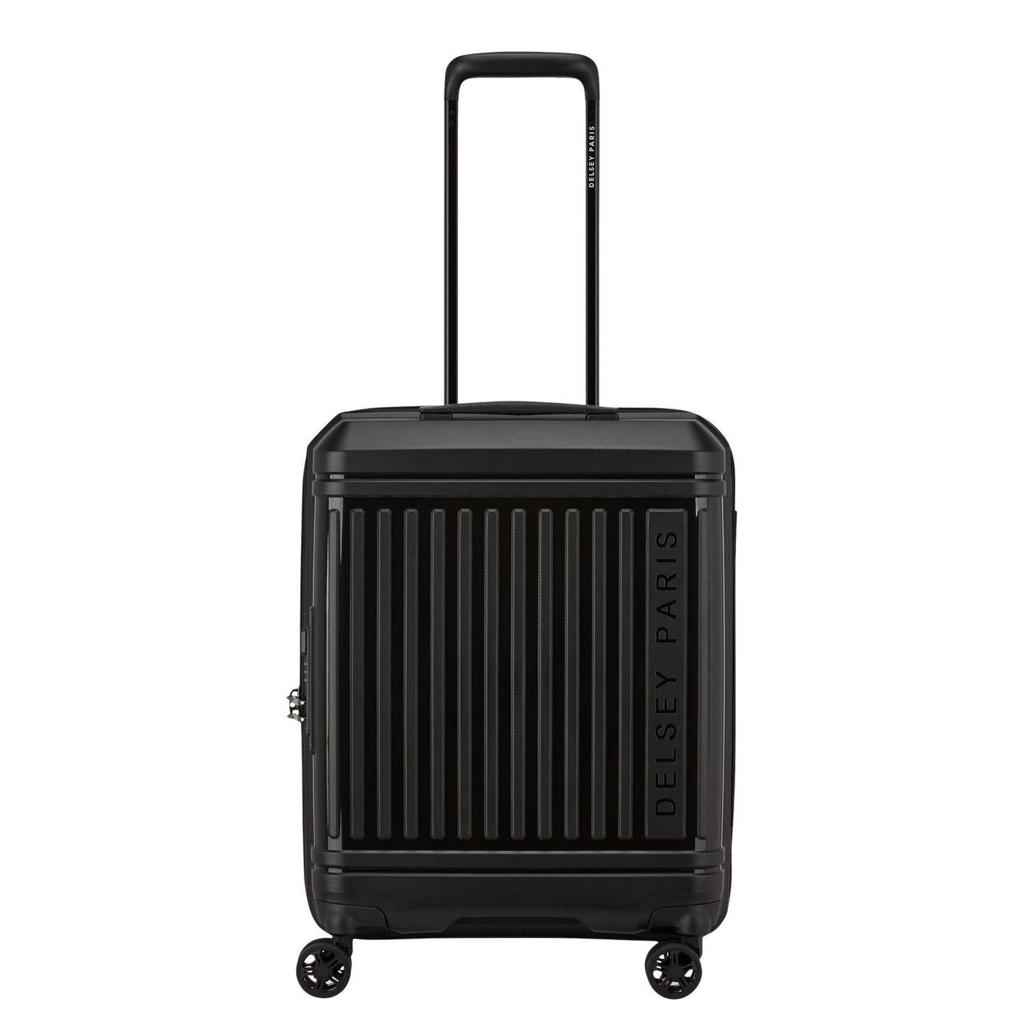 Delsey trolley Lutece 55/40 cm. Expandable zwart
