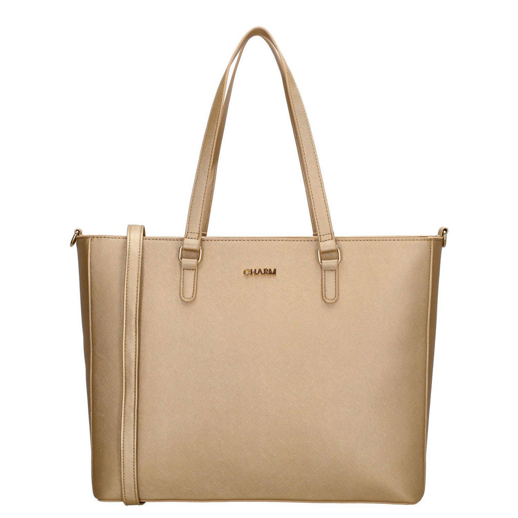 Charm London shopper Birmingham goudkleurig