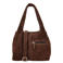 Charm London leren schoudertas Sevilla cognac