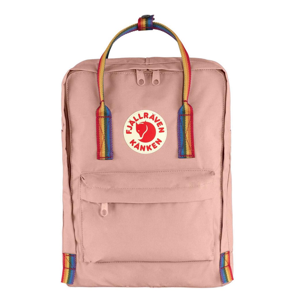 Fjällräven rugzak Kanken Rainbow lichtroze