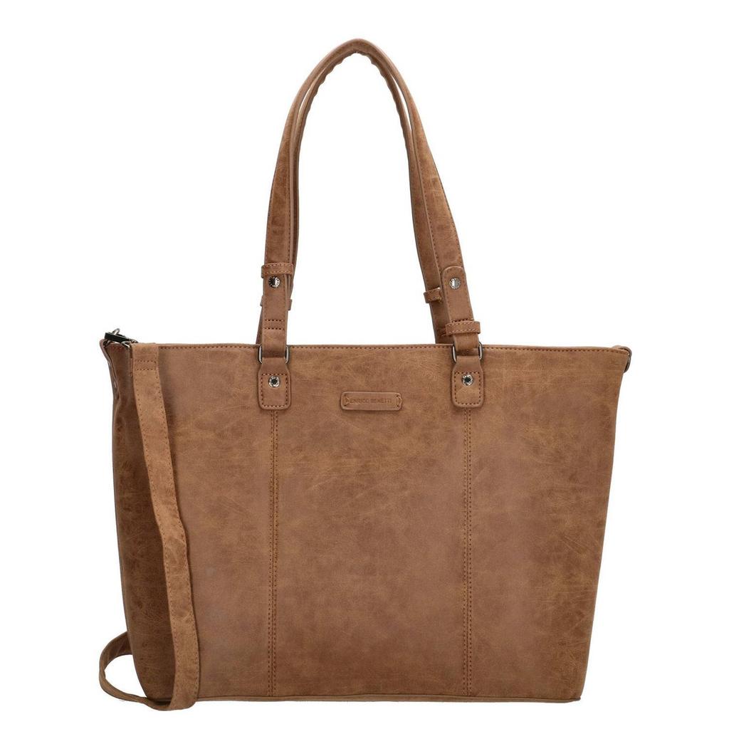 Enrico Benetti shopper Kate cognac