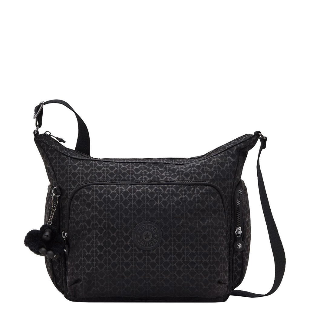 Kipling tas met print - zwart