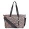 Mosz  15.6 inch laptoptas Denise met panterprint bruin