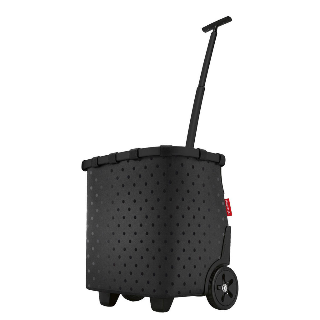 Reisenthel boodschappentrolley 40 liter met stippen - zwart