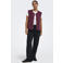 JDY gilet - donkerrood