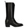 No Stress western leren cowboylaarzen - zwart