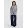 America Today gestreepte longsleeve - donkerblauw