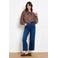 LOLALIZA blouse met stippen - bruin