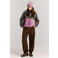 Protest PRTDotty rechtvallend fleece outdoor vest - lila/groen