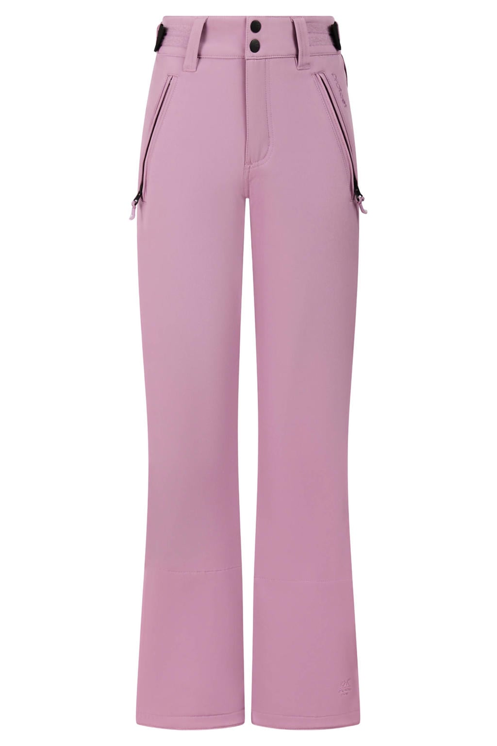 Lilakleurige meisjes Protest Relole JR skibroek van polyester met regular fit, rits- en drukknoopsluiting en effen