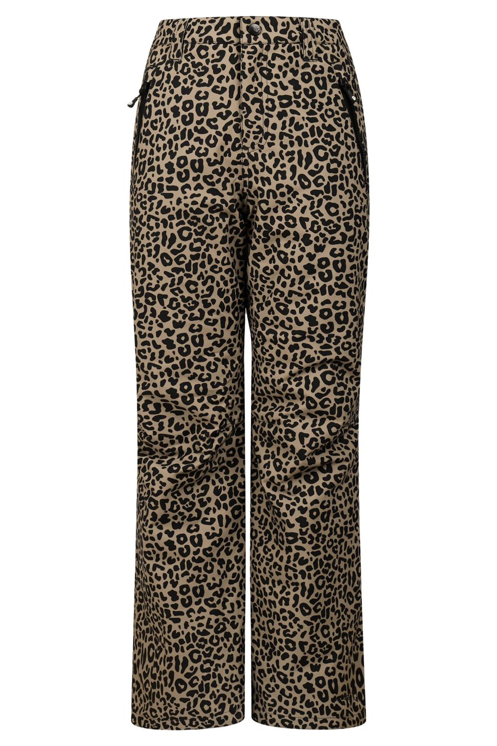 Protest PRTMadora J skibroek met dierenprint - beige/zwart