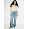 Mango flared jeans - mediumblauw