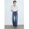 Mango straight leg jeans - mediumblauw
