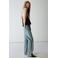 Mango straight leg jeans - mediumblauw