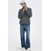 ONLY & SONS fleece tussenjas - grijs