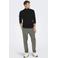 ONLY & SONS regular fit gebreide trui - zwart