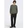 ONLY & SONS regular fit gebreide trui - groen
