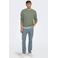ONLY & SONS katoenen relaxed fit trui - groen