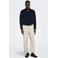 ONLY & SONS regular fit corduroy overhemd - donkerblauw