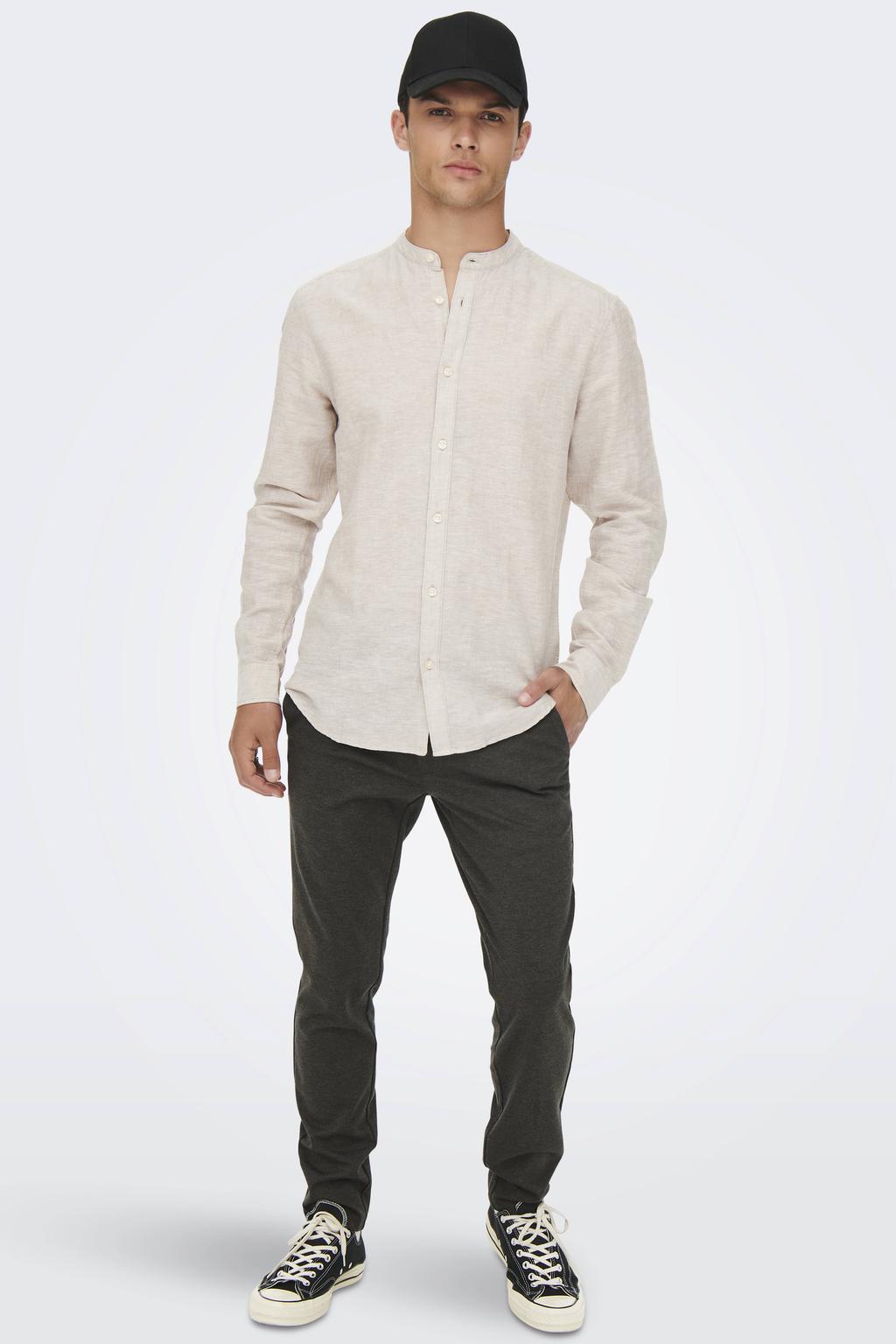 ONLY & SONS slim fit chino - zwart