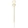 PILGRIM gold plated earcuff Evon - set van 2