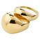 PILGRIM gold plated ring Evon - set van 2