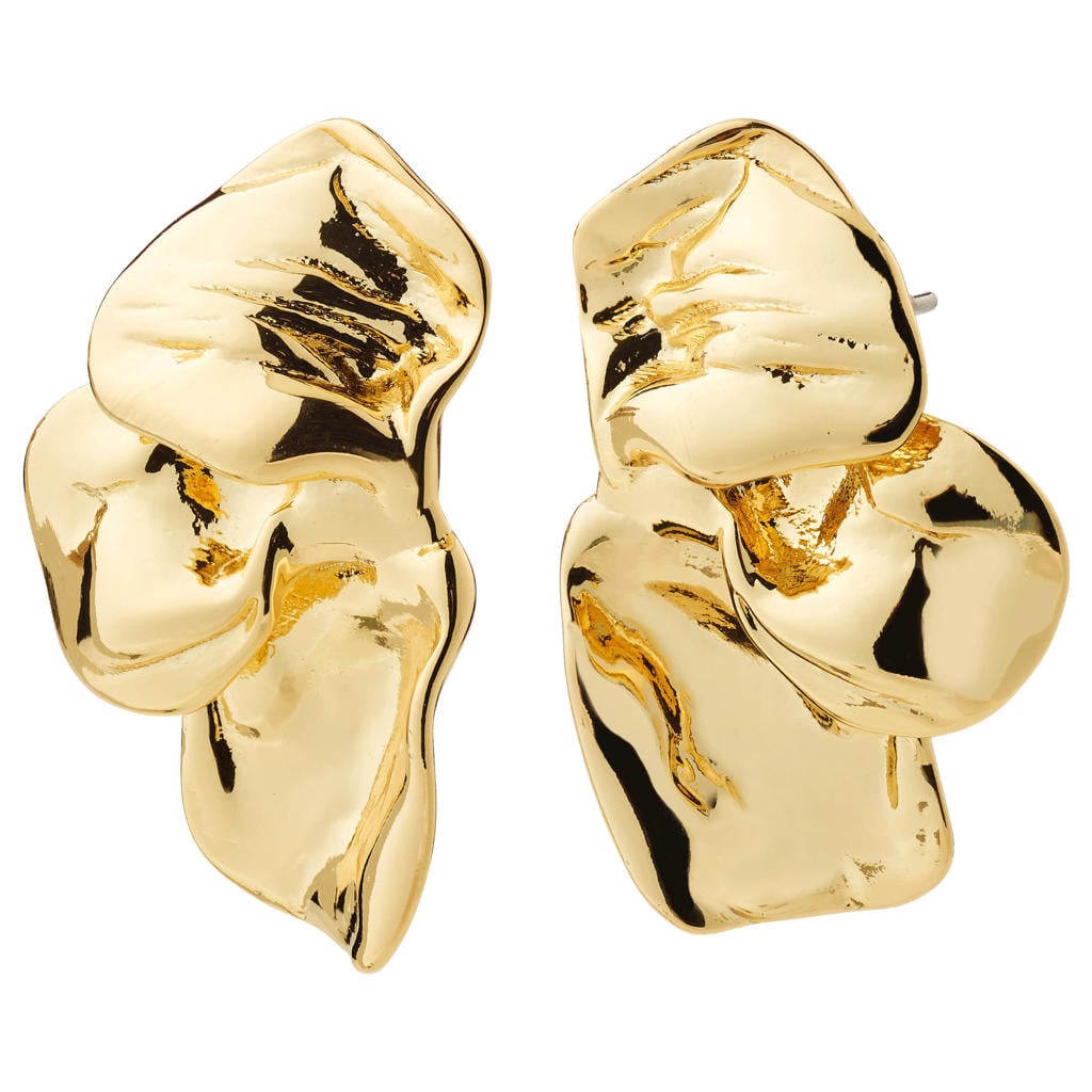 PILGRIM gold plated oorbellen Solari