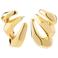 PILGRIM gold plated oorbellen Presence
