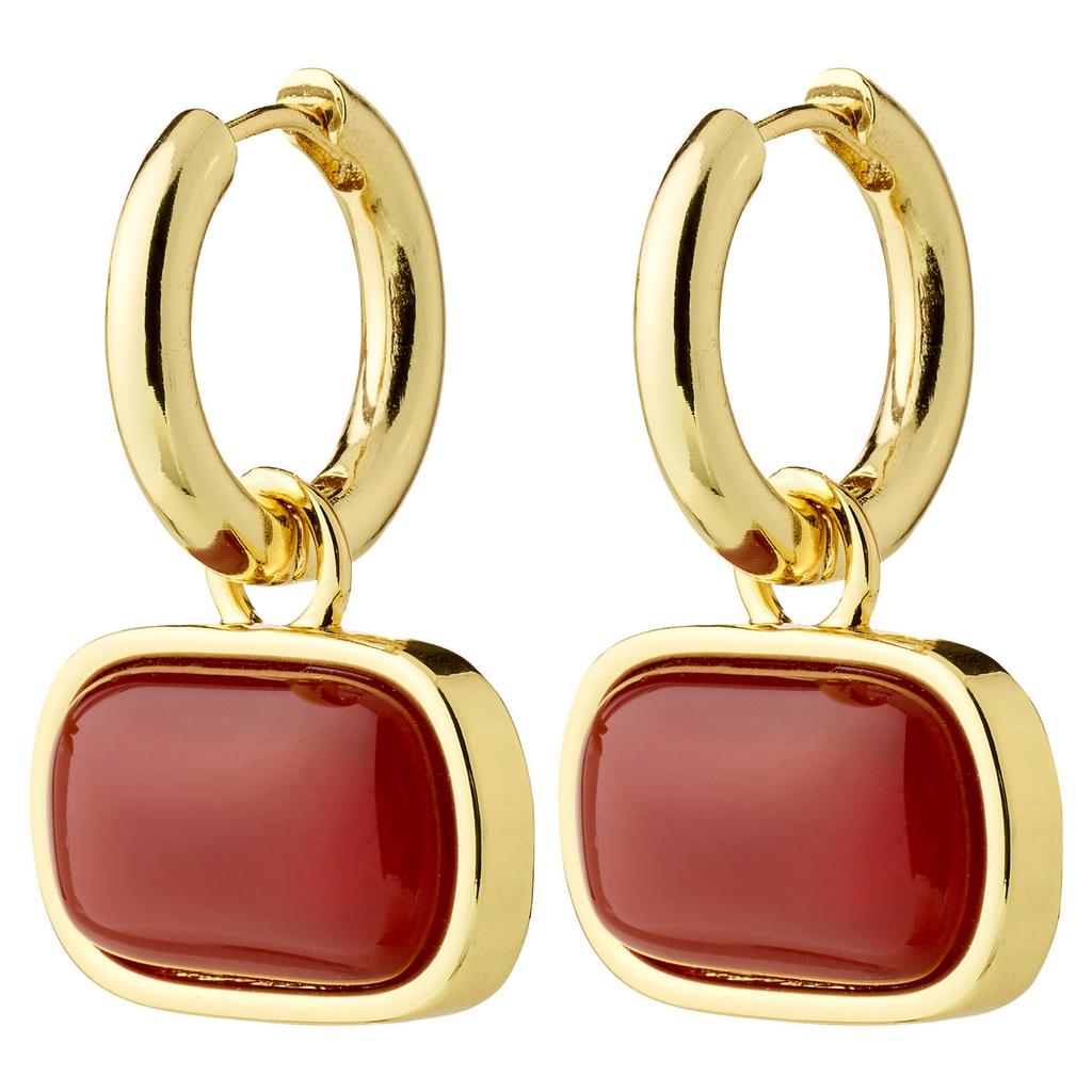 PILGRIM gold plated oorbellen Now