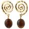 PILGRIM gold plated oorbellen Still