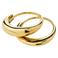 PILGRIM gold plated ring Kaisyn - set van 2