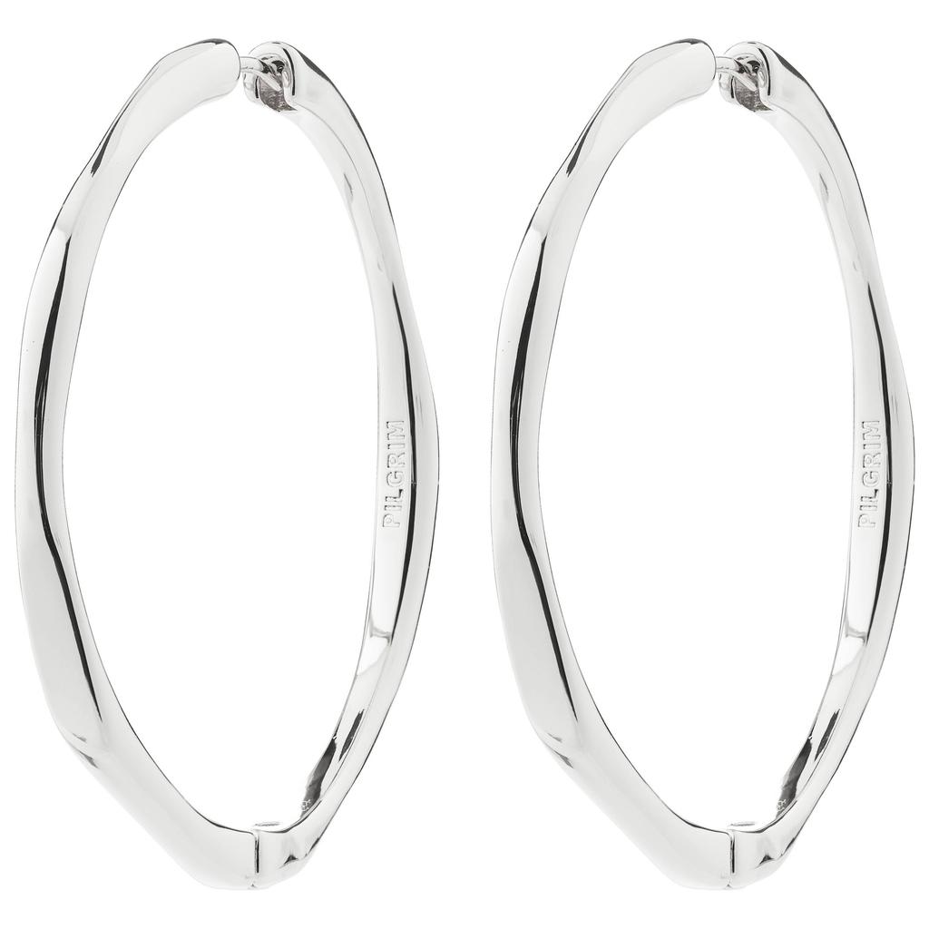 PILGRIM silver plated oorbellen Presence