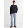 JACK & JONES regular fit sweater met logo - zwart