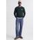 JACK & JONES regular fit sweater met logo - donkergroen