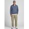 JACK & JONES ESSENTIALS relaxed fit sweater - grijsblauw