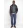 JACK & JONES ESSENTIALS relaxed fit hoodie - grijsblauw