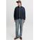 JACK & JONES ESSENTIALS katoenen regular fit gebreide gemêleerde trui - groen