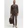 JACK & JONES PREMIUM super slim fit kostuum - donkerbruin