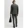 JACK & JONES PREMIUM super slim fit pantalon met wol - donkergroen