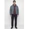 JACK & JONES ESSENTIALS gewatteerde winterjas - grijsblauw