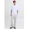 JACK & JONES PANTS STUDIO relaxed fit gemêleerde joggingbroek - lichtgrijs