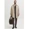 JACK & JONES PREMIUM super slim fit pantalon met wol - donkerbruin