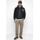 JACK & JONES ESSENTIALS relaxed fit hoodie - donkergroen