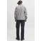 JACK & JONES ESSENTIALS relaxed fit overshirt - lichtgrijs