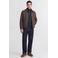 JACK & JONES ESSENTIALS relaxed fit sweater - donkergroen