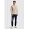 PME Legend regular fit sweater met patches - ecru