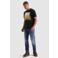 PME Legend regular fit T-shirt met print - donkerblauw